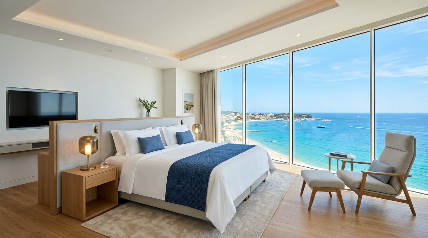 Luxury Hotel Room with Ocean View